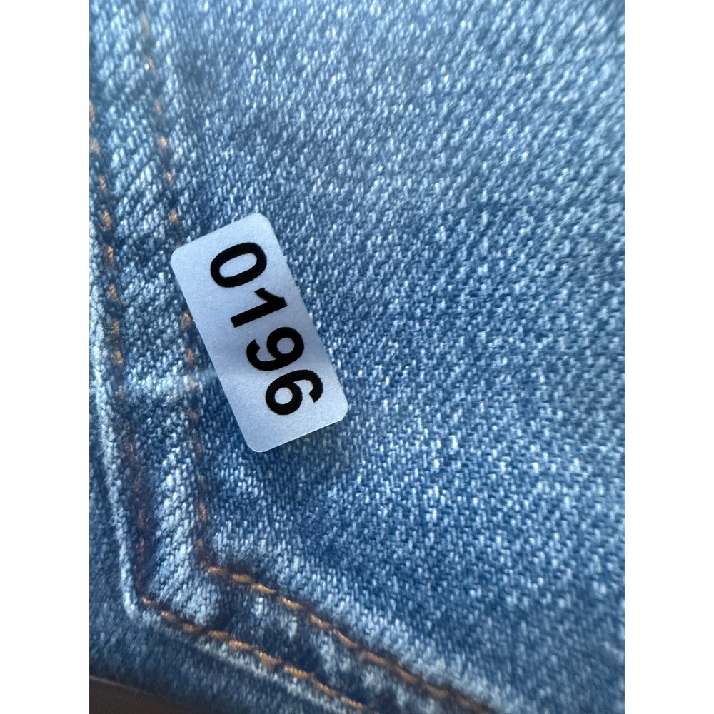 Quince Bella Stretch Barrel Jeans Atlantic Blue 32 Organic Cotton 28 Inseam - Picture 10 of 10